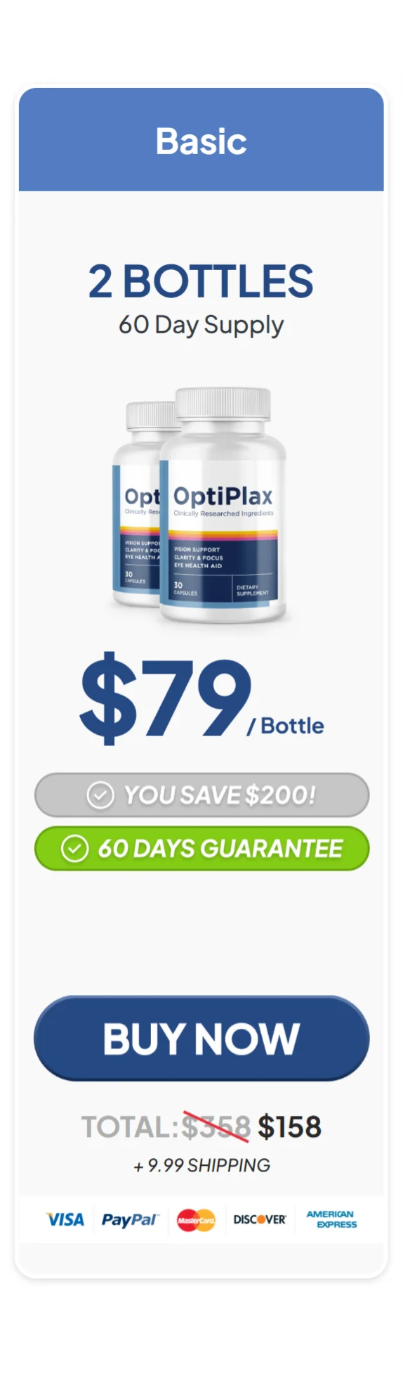 OptiPlax™ 2 bottles pricing